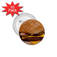 Cheeseburger On Sesame Seed Bun 1.75  Buttons (10 pack)