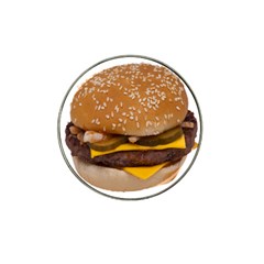 Cheeseburger On Sesame Seed Bun Hat Clip Ball Marker