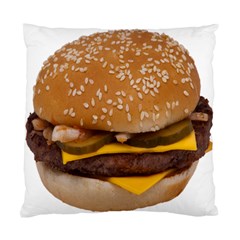 Cheeseburger On Sesame Seed Bun Standard Cushion Case (One Side)