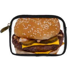 Cheeseburger On Sesame Seed Bun Digital Camera Cases