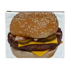 Cheeseburger On Sesame Seed Bun Cosmetic Bag (XL)