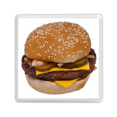 Cheeseburger On Sesame Seed Bun Memory Card Reader (square)  by Simbadda