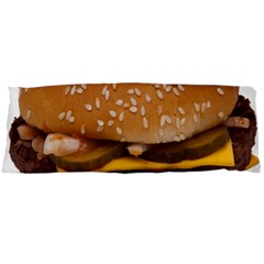 Cheeseburger On Sesame Seed Bun Body Pillow Case Dakimakura (two Sides)