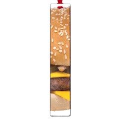 Cheeseburger On Sesame Seed Bun Large Book Marks