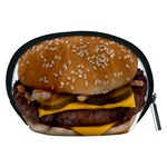 Cheeseburger On Sesame Seed Bun Accessory Pouches (Medium)  Back