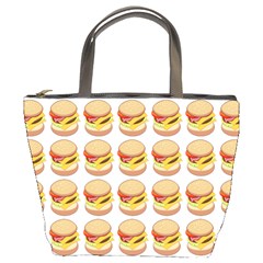 Hamburger Pattern Bucket Bags by Simbadda