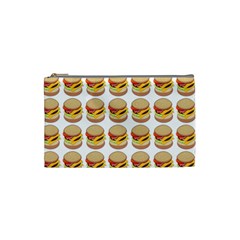 Hamburger Pattern Cosmetic Bag (small)  by Simbadda