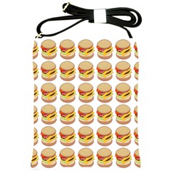 Hamburger Pattern Shoulder Sling Bags by Simbadda