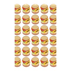 Hamburger Pattern Shower Curtain 48  X 72  (small)  by Simbadda