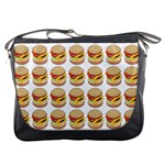 Hamburger Pattern Messenger Bags Front