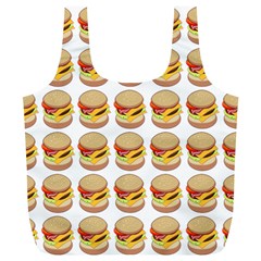 Hamburger Pattern Full Print Recycle Bags (l)  by Simbadda