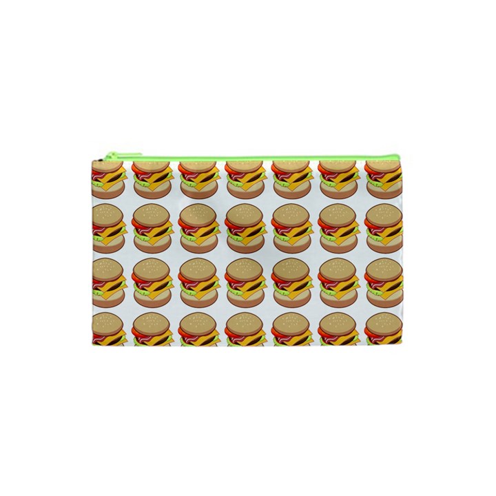 Hamburger Pattern Cosmetic Bag (XS)