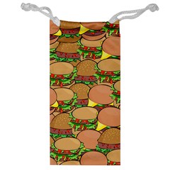 Burger Double Border Jewelry Bag by Simbadda