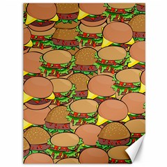 Burger Double Border Canvas 36  x 48  