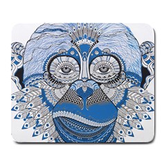 Pattern Monkey New Year S Eve Large Mousepads by Simbadda