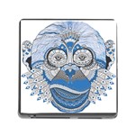 Pattern Monkey New Year S Eve Memory Card Reader (Square) Front