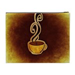 Coffee Drink Abstract Cosmetic Bag (XL) Back