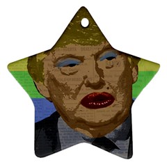 Donald Trump Ornament (star) by Valentinaart