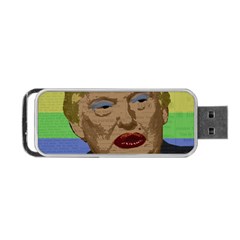 Donald Trump Portable Usb Flash (one Side) by Valentinaart