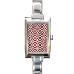 Folklore Rectangle Italian Charm Watch by Valentinaart