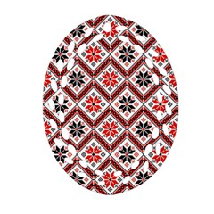 Folklore Oval Filigree Ornament (two Sides)