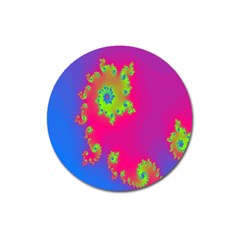 Digital Fractal Spiral Magnet 3  (round) by Simbadda