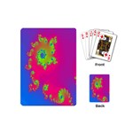 Digital Fractal Spiral Playing Cards (Mini)  Back