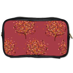 Beautiful Tree Background Pattern Toiletries Bags 2-side by Simbadda