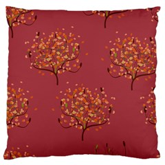 Beautiful Tree Background Pattern Large Cushion Case (one Side) by Simbadda