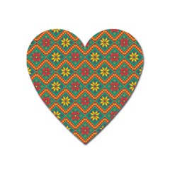 Folklore Heart Magnet by Valentinaart