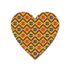 Folklore Heart Magnet by Valentinaart