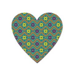 Folklore Heart Magnet by Valentinaart