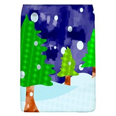 Christmas Trees And Snowy Landscape Flap Covers (L) 