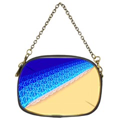 Beach Sea Water Waves Sand Chain Purses (two Sides) 