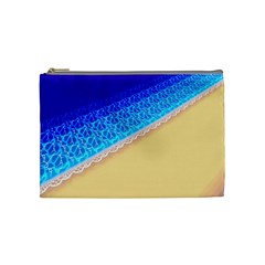 Beach Sea Water Waves Sand Cosmetic Bag (medium) 