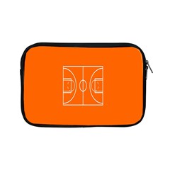 Basketball Court Orange Sport Orange Line Apple Ipad Mini Zipper Cases by Alisyart