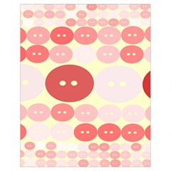 Buttons Pink Red Circle Scrapboo Drawstring Bag (small) by Alisyart