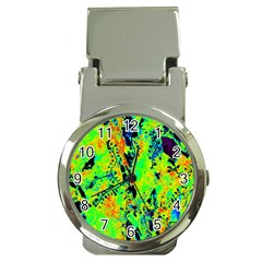 Bow Canopy Height Satelite Map Money Clip Watches