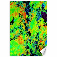 Bow Canopy Height Satelite Map Canvas 20  X 30  