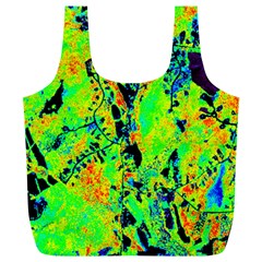 Bow Canopy Height Satelite Map Full Print Recycle Bags (l) 