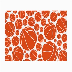 Basketball Ball Orange Sport Small Glasses Cloth by Alisyart