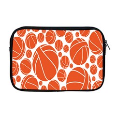Basketball Ball Orange Sport Apple Macbook Pro 17  Zipper Case by Alisyart