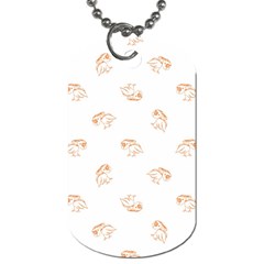 Birds Sketch Pattern Dog Tag (one Side) by dflcprints