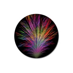 Fractal In Many Different Colours Magnet 3  (round) by Simbadda