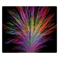 Fractal In Many Different Colours Double Sided Flano Blanket (small)  by Simbadda