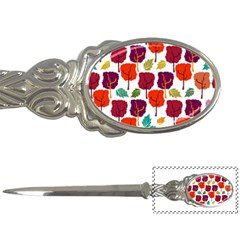 Colorful Trees Background Pattern Letter Openers by Simbadda