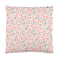 Geometric Abstract Triangles Background Standard Cushion Case (one Side) by Simbadda