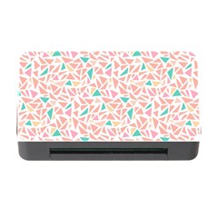 Geometric Abstract Triangles Background Memory Card Reader With Cf by Simbadda