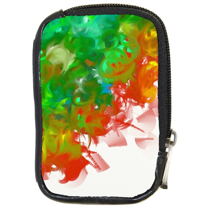 Digitally Painted Messy Paint Background Texture Compact Camera Cases