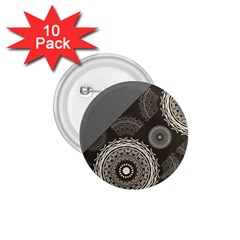 Abstract Mandala Background Pattern 1 75  Buttons (10 Pack)